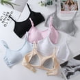thumbnail image 5 of Girls Padded Training Starter Bras Thin Cotton Removable Padding Training Bra Seamless Big Girls Bra 10-16 Years, 5 of 5