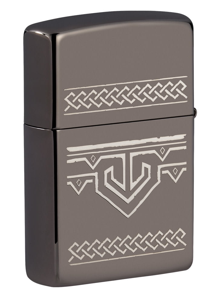 Zippo Odin Black Ice Pocket Lighter