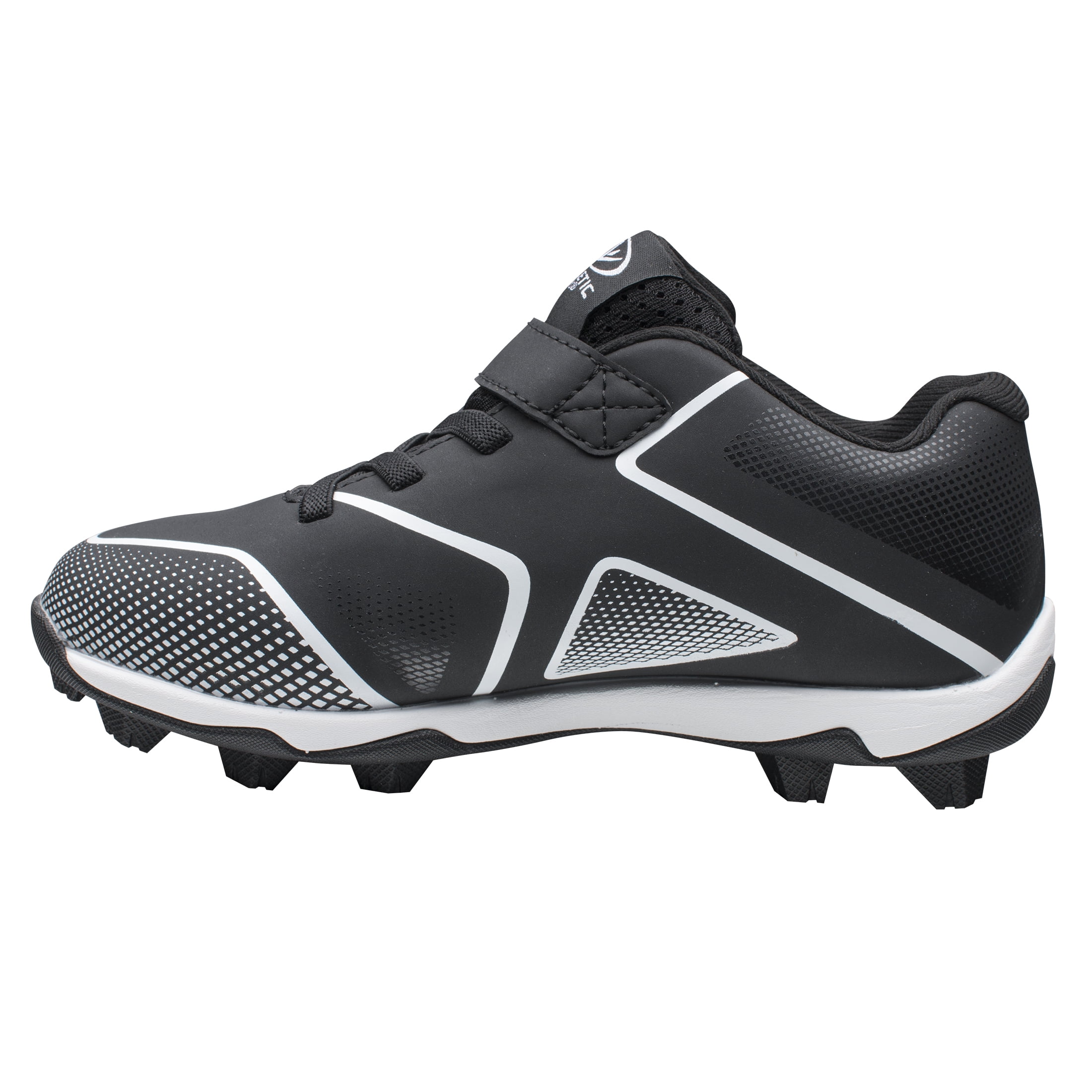 Athletic Works Youth Unisex Baseball Cleats, Kids, Available in Black, Blue, Pink & Red