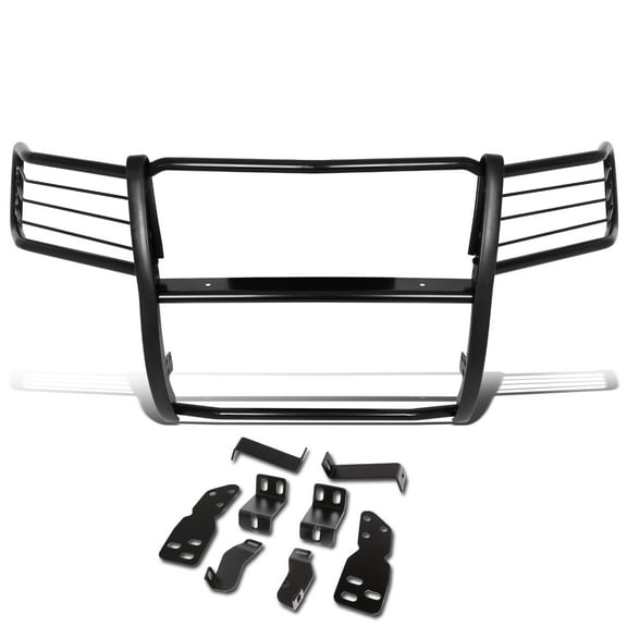 DNA Motoring GRILL-G-079-BK for 2007 to 2013 GMC Sierra 1500 Mild Steel Front Bumper Headlight Grille Brush Guard