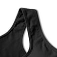 thumbnail image 6 of BYHONG Women Casual Breathable Yoga Top Bra Underwear Without Steel Ring Gathering Sports Running Bra Bras for Women Black M, 6 of 9