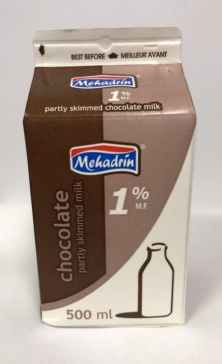 Mehadrin Partly Skimmed Chocolate Milk 1% 500ml