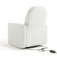 thumbnail image 6 of Graco Olivia Nursery Power Recliner Swivel Glider, Ivory Basketweave, 6 of 12