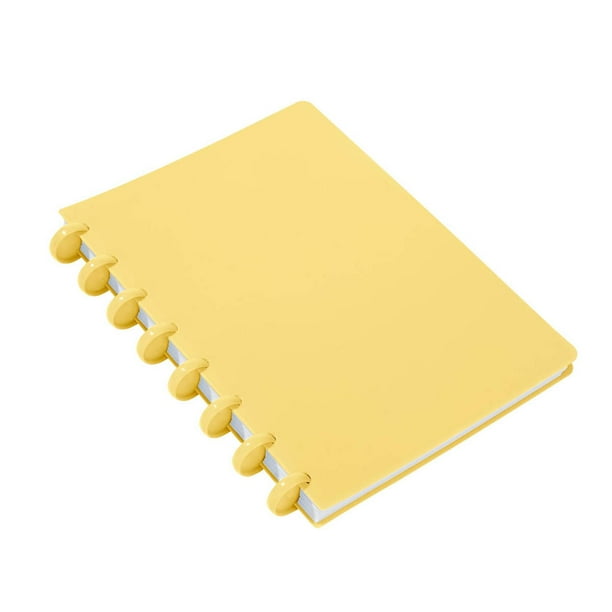 Libreta Ikoti con 80 hojas de raya/Ideal para notas amarillo 14.6 x 21.5
