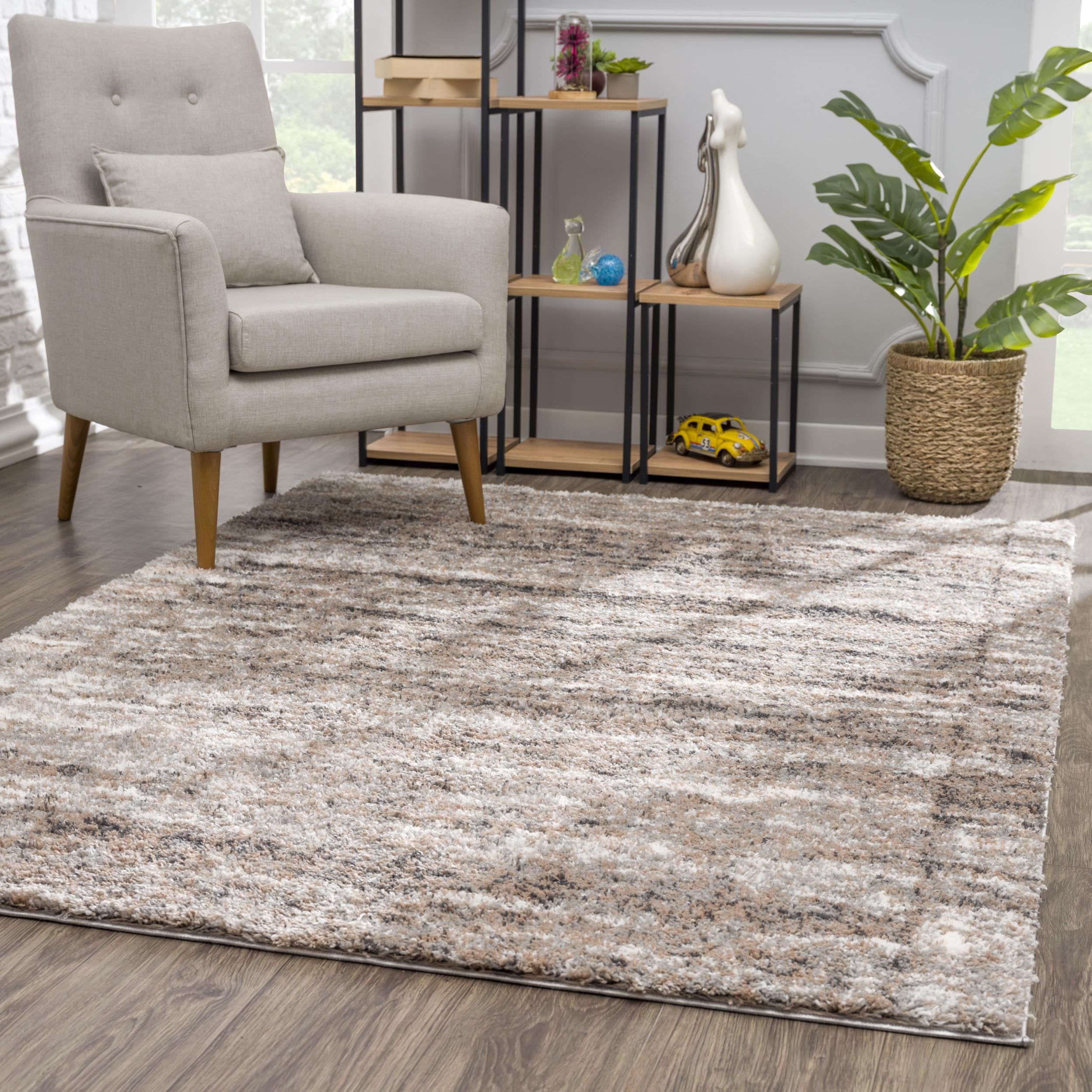 Rug Branch Retro Collection Modern Abstract Area Rug