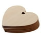 thumbnail image 4 of Juego de 100 recortes de madera natural para manualidades, cumpleaños, decoración del hogar 10 piezas 120 mm, 4 of 9