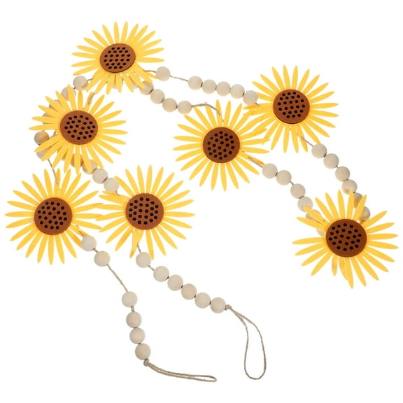 unbranded Wreaths Gold Party Decor Sunflower Banner 140.00X10.00X1.60CM