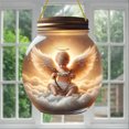thumbnail image 4 of Fiudx Ofertas de la semana Colgante de disco acrílico con forma de arpa de ángel de Navidad para niño, cadena decorativa para pared del hogar, decoración para porche, 4 of 6