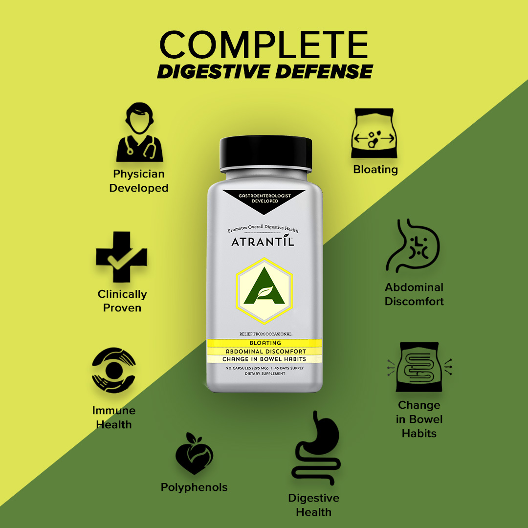 Atrantil - Digestive Health Support - 90 Capsules - image 2 of 7