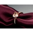 thumbnail image 4 of 1.50 Carat Heart shape Morganite and Diamond in Rose Gold, 4 of 4