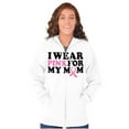 thumbnail image 4 of I Wear Pink For My Mom Support Zip Up Hoodie Men's Women's Brisco Brands S, 4 of 6