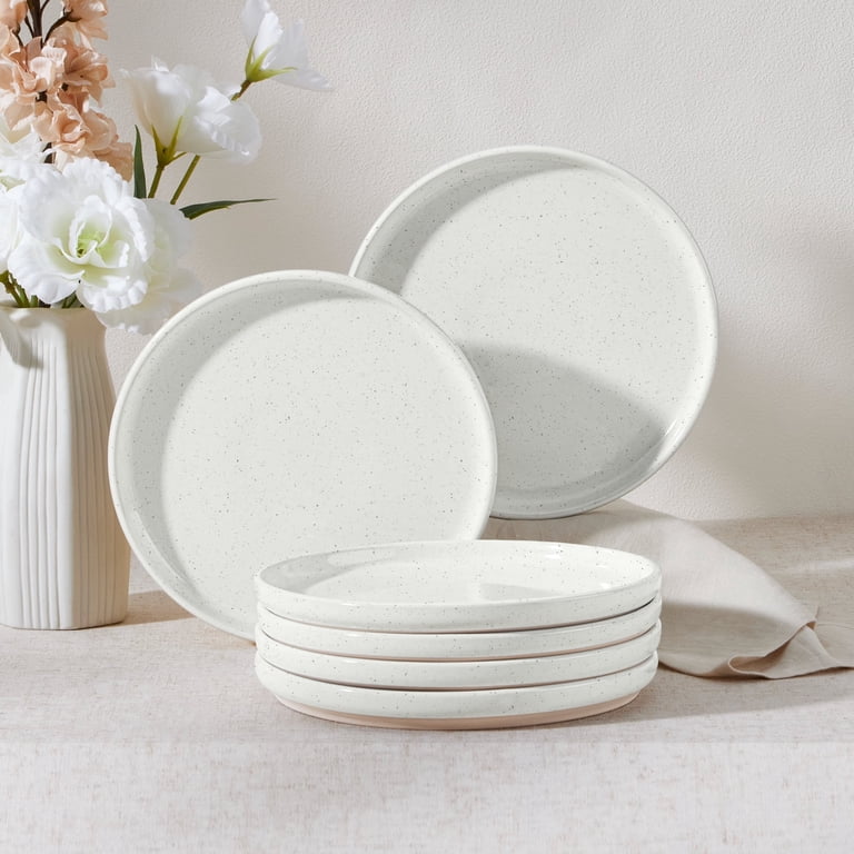 Vesteel 6-Piece Handcrafted Stoneware Dinner Plate Set photo 1