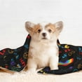 thumbnail image 4 of Naloa Cartoon Pride Lgbt Dog Blanket, 3 Sizes Cat Blanket for Indoor Cats Large Medium Small Dog Gifts-Small, 4 of 8