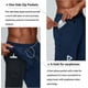 thumbnail image 2 of Pinkbomb Pantalones cortos para correr 2 en 1 para hombre, pantalones cortos para gimnasio, entrenamiento, secado rápido, con bolsillo para teléfono (azul marino mediano), 2 of 5