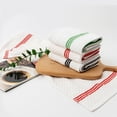 thumbnail image 2 of Dish Towels for Kitchen, 100% Cotton Absorbent Ultra Soft Tea Cloths, Perfect for Cleaning and Dish Washing, 6 Pack Green Kitchen Towels，15"x25", 2 of 6