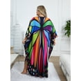 thumbnail image 3 of Plus Size Kaftan for Women Print Summer Caftan Loungewear Maxi Beach Dress Casual Housewear Over Sized moomoo Dresses Night Gown Resort Tunic Beachwear, 3 of 9