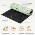 thumbnail image 3 of Washable Round Rugs 5ft Summer Lemon Circle Rug Non-Slip Soft Non-Shedding Low-Profile Pastoral Leaves Fruits Country Plants Green Large Area Rug Carpet for Living Room Bedroom Dining Room Home Decor, 3 of 8