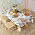 thumbnail image 2 of Pioneer Flower Floral Print Pattern Rectangle Tablecloth 60"x102",Waterproof Polyester Rectangle Table Cloth, Wipeable Spillproof Polyester Tablecloth for Dining, Camping, Indoor and Outdoor, 2 of 6