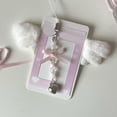 thumbnail image 6 of Giaone Cute Bowknot Heart Bead Keychain Pendant Hanging Decoration Keyring Charm, 6 of 20