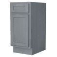 thumbnail image 7 of Vanity Art 15 Inch Small Bathroom Vanity Cabinet with Soft Closing Drawer and Door, Single Door Right Offset Shaker Design Floor Mount Side Bathroom Organizers and Storage, VA4015-1S, 7 of 7