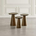 thumbnail image 2 of Jofran Knox Mid-Century Modern Solid Hardwood Round Accent Tables (Set of 3), 2 of 7