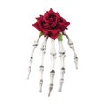 thumbnail image 2 of Isvgxsz Clearance Halloween Hand Bone Shape Hair Clip, Skeleton Claws Skull Hand Hair Barrette, Alloy Skull Hand Hairpin, Zombie Punk Rock Horror Hair Accessories for Women Girls, 2 of 6