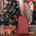 thumbnail image 4 of Christmas Sack – 28" X 20" Canvas Gift Bag with Drawstring, Full Print Polyester Santa Sack, Durable Reusable Xmas Gift Bag for Holiday, Party & Storage, 4 of 5