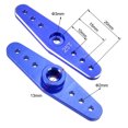 thumbnail image 3 of Hélice de servo de aluminio 25T 22A azul, agujero de 3mm, brazo doble para Futaba 1 pieza, 3 of 4
