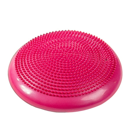 

Inflated Stability Wobble Cushion Extra Thick Core Balance-Disc Wiggle Seat for Improving Core Strength Relieving Back Pain (Pink)