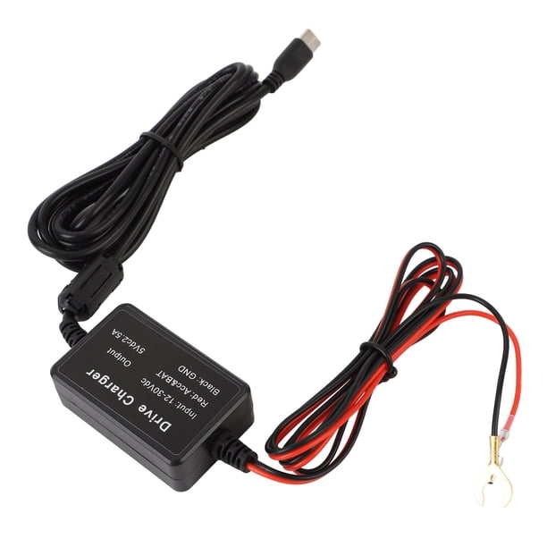 Kit De Cableado USB, Kit De Cableado De Cámara De Tablero Protección De Bajo Voltaje 12 V 30 V A 5 V Salida Estable De Alto Rendimiento Para Cámara Espejo Para Navegador GPS