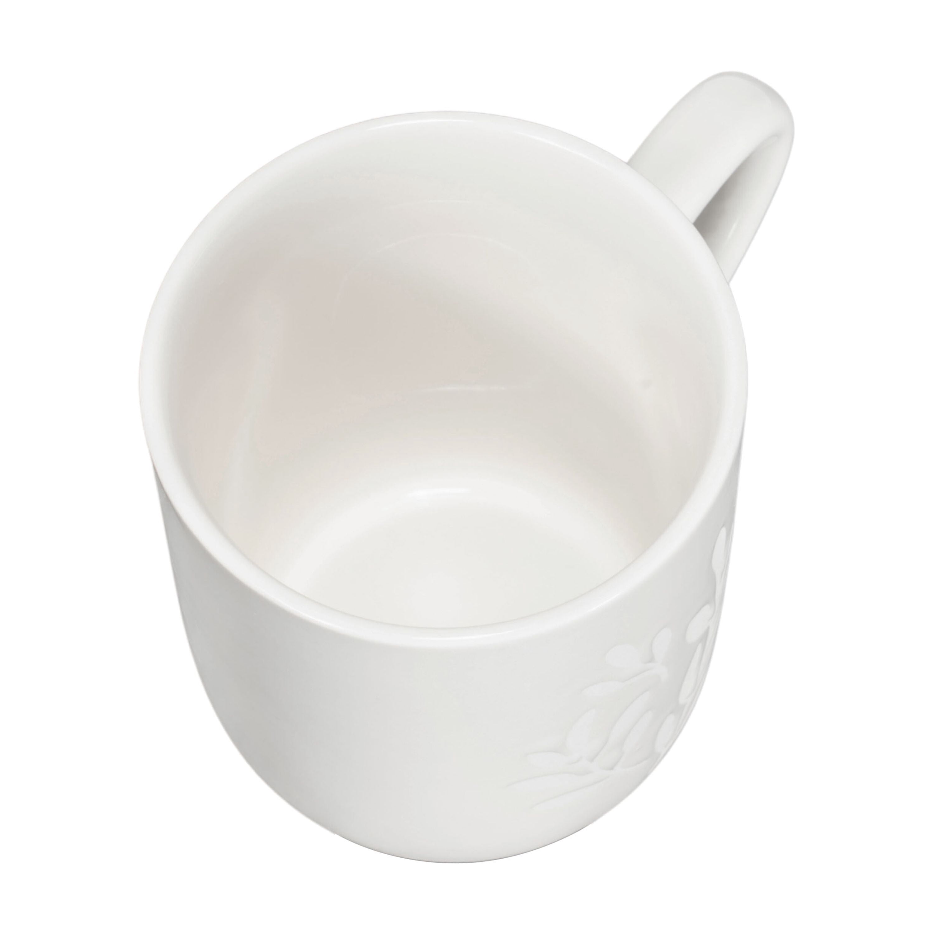 Mainstays 12oz Emelie White Stoneware Mug