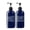 Blue, variant on Glass Soap Dispenser Set 2 Pack,Contains Hand and Dish Soap Dispenser.16 Oz Kitchen Soap Dispenser Set