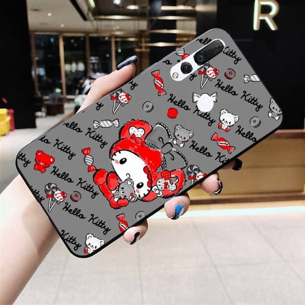 Funda de teléfono con Gato de dibujos animados para Huawei, carcasa bonita de Hello Kitty para Huawei Y6P, Y8S, Y8P, Y5II, Y5, Y6, 2019 P, Smart Prime Pro zhangmengya LED