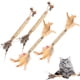 thumbnail image 1 of Juguete para gatos, juguete de plumas, palo para masticar gatito, tratamiento con hierba gatera con palo de limpieza de dientes, 1 of 7
