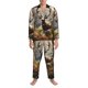thumbnail image 3 of Fotbe Enchanted Deer In Cave Pijama de Hombre con Estampado de Manga Larga, Conjunto de 2 Piezas, Ropa de Dormir Suave y Cómoda con Bolsillos-Large, 3 of 7