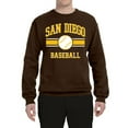 thumbnail image 2 of Wild Bobby City of San Diego Baseball Fantasy Fan Sports Unisex Crewneck Sweatshirt, Brown, X-Large, 2 of 6