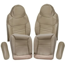 Front Bottom &Top Leather Seat Cover For Ford Excursion Limited XLT 2000-01 Kits