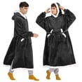 thumbnail image 1 of Manta portátil con capucha Bedsure Sherpa para mujeres y hombres, 1 of 8
