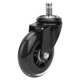 thumbnail image 4 of Rueda rueda de 3 pulgadas Rueda de PU negra Rueda de PU giratoria de 360 ​​grados para silla Silla de oficina ANGGREK Otros, 4 of 8