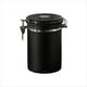 thumbnail image 1 of Recipiente de Café Hermético en Grano con Rastreador de Fecha, Caja de Almacenamiento de Cocina de Acero Inoxidable, 1,8 L, Negro, 1 of 6
