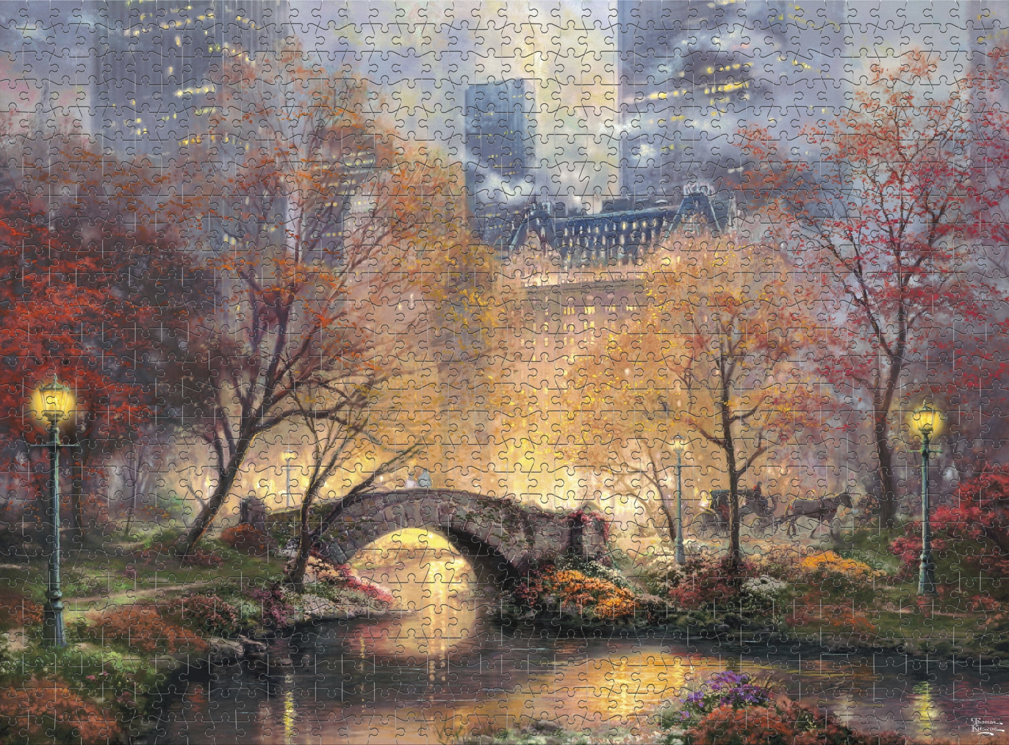 Central Park en automne, 1000PC, 1000 THOMAS KINKADE