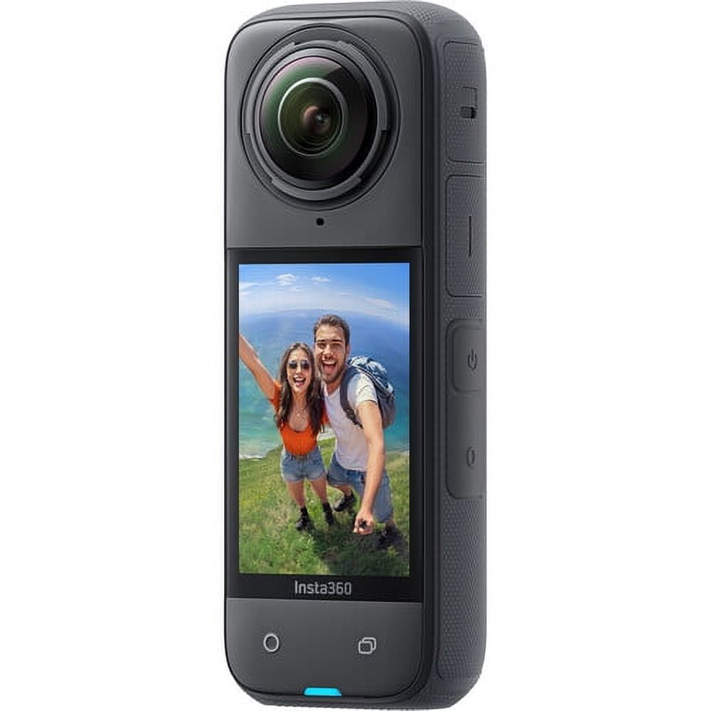 Insta360 X4 - Waterproof 360 Action Camera + 2 Extra Batteries + Charger + More