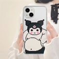 thumbnail image 2 of Sanrio Kuromi case y2k Kawaii Cartoon Anime iPhone 14 13 12 11 XS Max Pro XR Funny Accessories Fall prevention phone cases Gifts Fivean unisex, 2 of 2