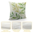 thumbnail image 4 of Creowell  Sage Green Throw Pillows Covers Gold Botanical Leaf Pillow Covers Leaves Fern Modern Pillow Case Watercolor Pillowcase Decor Gifts for Bed Couch Sofa Living Room, 4 of 5