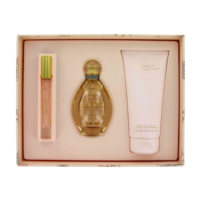 Perfume Sarah Jessica Parker Lovely Set de 3 piezas para mujer