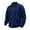 Royal Blue, variant on Men's Corduroy Zip Up Shacket Stand Collar Long Sleeve Corduroy Shirt MenStand Collar Coat Vintage Jackets Outerwear with Pockets