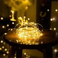 thumbnail image 2 of Yongzhenlite 2 Pack Battery Operated Mini Light,Indoor Fairy Light with Timer 6 Hours on/18 Hours Off for Party Decoration,30 Count LEDs,10 Feet Silver Wire (Yellow), 2 of 6