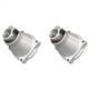 thumbnail image 1 of 2X Eje de 9 Dientes, Pieza de Placa de Conexión de Tubo de 26 mm para Motor 43CC 52CC, GX35, Apto para Desbrozadora de Transporte Lateral, Cortadora de Césped, 1 of 7