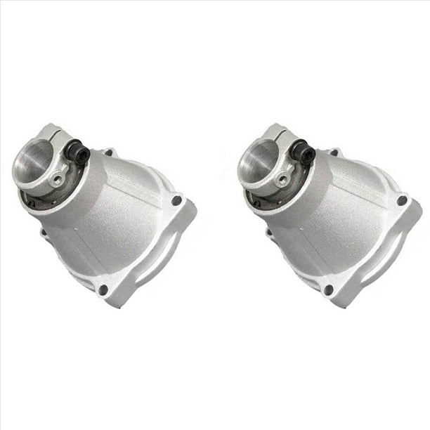 2X Eje de 9 Dientes, Pieza de Placa de Conexión de Tubo de 26 mm para Motor 43CC 52CC, GX35, Apto para Desbrozadora de Transporte Lateral, Cortadora de Césped