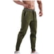 thumbnail image 2 of Pantalones largos de moda para hombre, casuales, de color sólido, con bolsillos y cintura elástica, pantalones cargo casuales para hombre., 2 of 5
